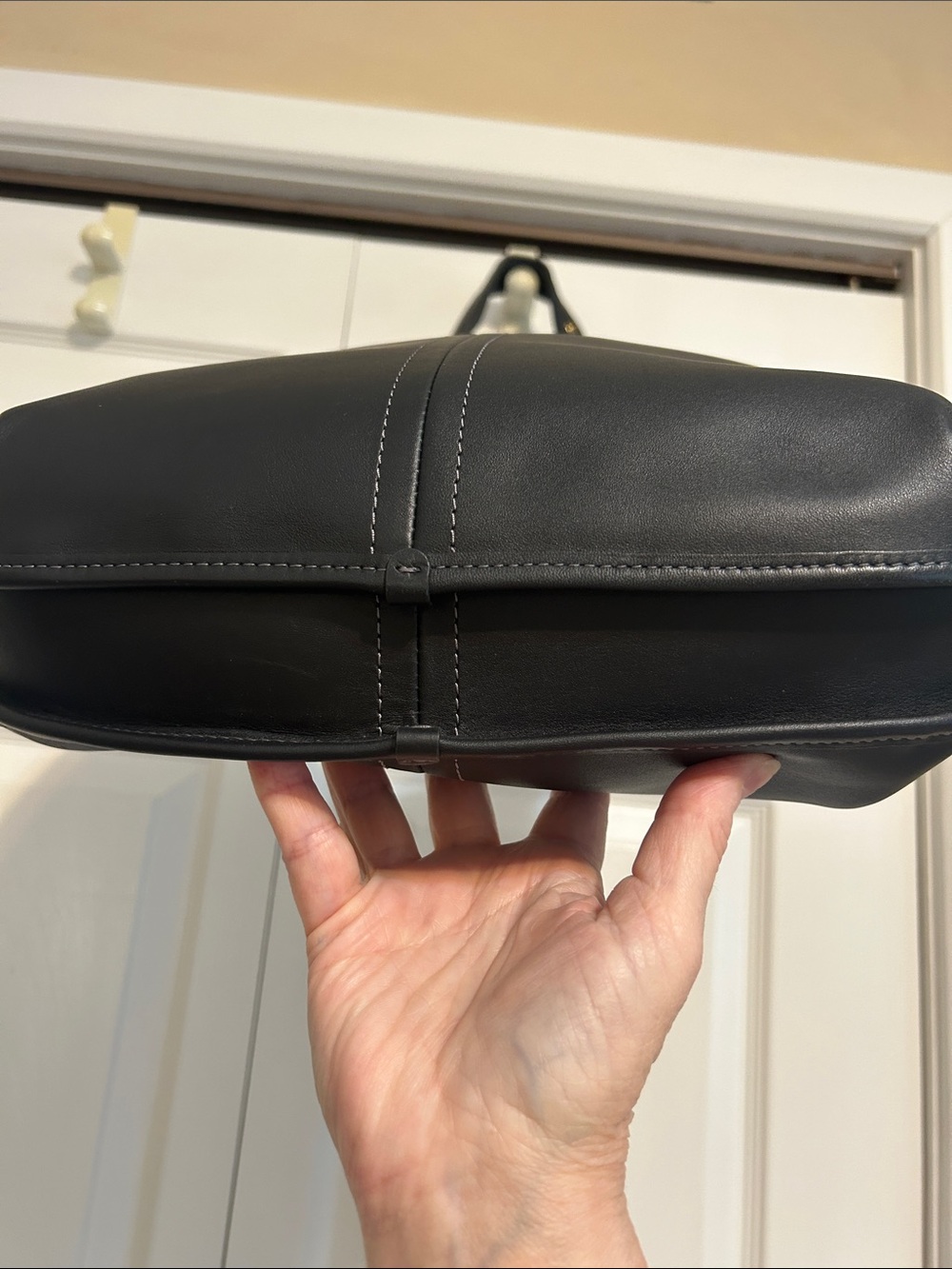 Coach black leather hobo bag - Picture 4 of 6